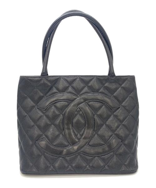 CHANEL（シャネル）CHANEL (シャネル) マトラッセ 復刻トートバッグ キャビアスキン  ブラックの古着・服飾アイテム