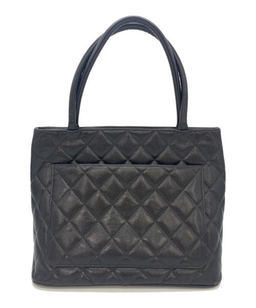 CHANEL（シャネル）CHANEL (シャネル) マトラッセ 復刻トートバッグ キャビアスキン  ブラックの古着・服飾アイテム