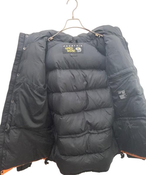 MOUNTAIN HARD WEAR（マウンテンハードウェア）MOUNTAIN HARD WEAR (マウンテンハードウェア) ダウンジャケット オレンジ×ブラック サイズ:Ｍの古着・服飾アイテム