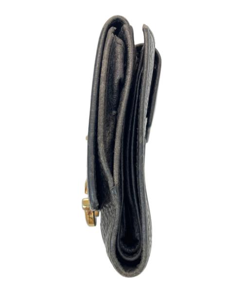 GUCCI（グッチ）GUCCI (グッチ) 3つ折り財布 ブラックの古着・服飾アイテム