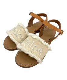 Chloe（クロエ）の古着「ロゴサンダル」｜ブラウン