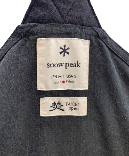 Snow peak（スノーピーク）snow peak (スノーピーク) ベスト TAKIBI spec ブラック サイズ:Ｍの古着・服飾アイテム