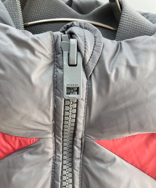 DIESEL（ディーゼル）DIESEL (ディーゼル) ダウンコート ライトグレー サイズ:XSの古着・服飾アイテム