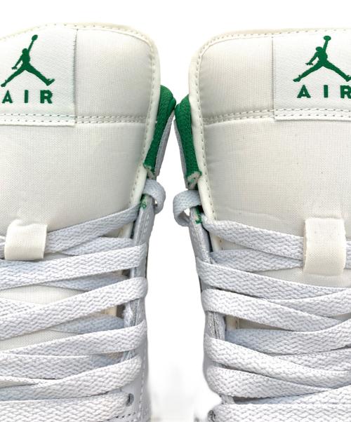 NIKE（ナイキ）NIKE (ナイキ) Air Jordan 1 Mid Summit ライトグレー×グリーン サイズ:25の古着・服飾アイテム