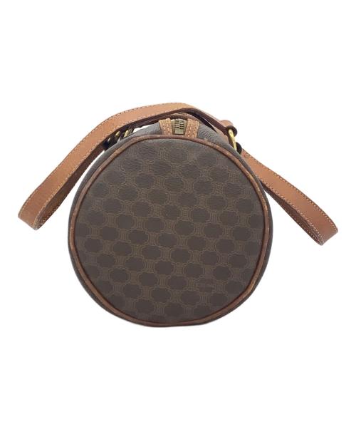 CELINE（セリーヌ）CELINE (セリーヌ) ミニボストンバッグ マカダム ブラウンの古着・服飾アイテム