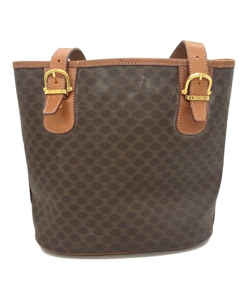 CELINE（セリーヌ）CELINE (セリーヌ) トートバッグ マカダム ブラウンの古着・服飾アイテム