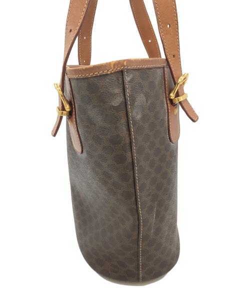 CELINE（セリーヌ）CELINE (セリーヌ) トートバッグ マカダム ブラウンの古着・服飾アイテム