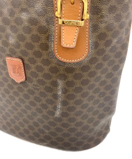 CELINE（セリーヌ）CELINE (セリーヌ) トートバッグ マカダム ブラウンの古着・服飾アイテム