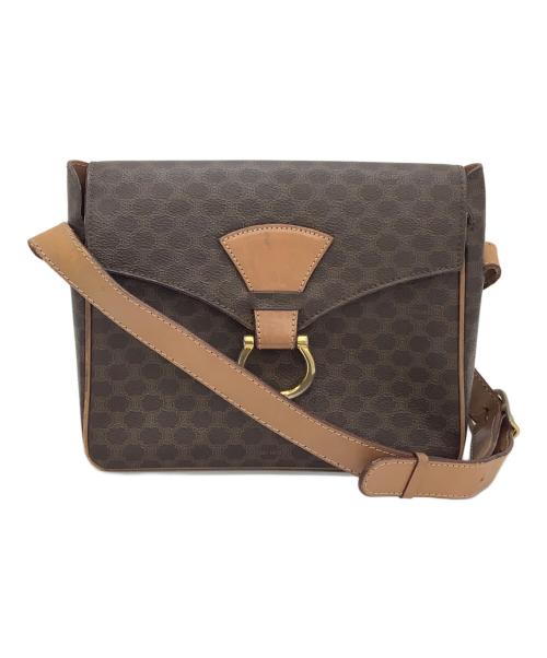 CELINE（セリーヌ）CELINE (セリーヌ) ショルダーバッグ マカダム ブラウンの古着・服飾アイテム