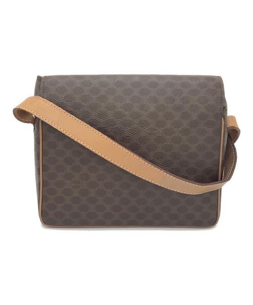 CELINE（セリーヌ）CELINE (セリーヌ) ショルダーバッグ マカダム ブラウンの古着・服飾アイテム