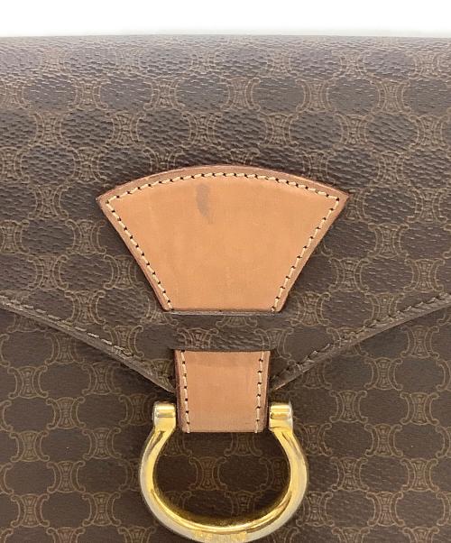 CELINE（セリーヌ）CELINE (セリーヌ) ショルダーバッグ マカダム ブラウンの古着・服飾アイテム