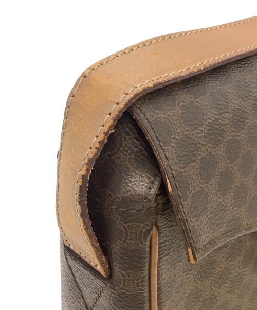 CELINE（セリーヌ）CELINE (セリーヌ) ショルダーバッグ マカダム ブラウンの古着・服飾アイテム