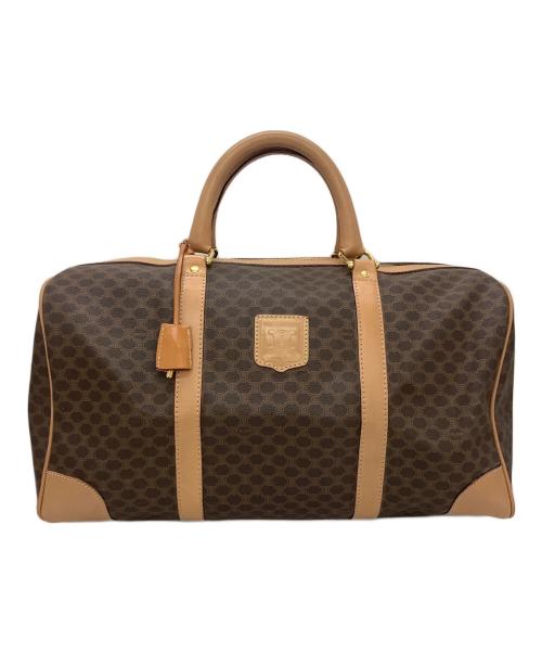 CELINE（セリーヌ）CELINE (セリーヌ) ボストンバッグ マカダム ブラウンの古着・服飾アイテム