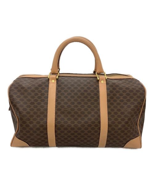 CELINE（セリーヌ）CELINE (セリーヌ) ボストンバッグ マカダム ブラウンの古着・服飾アイテム