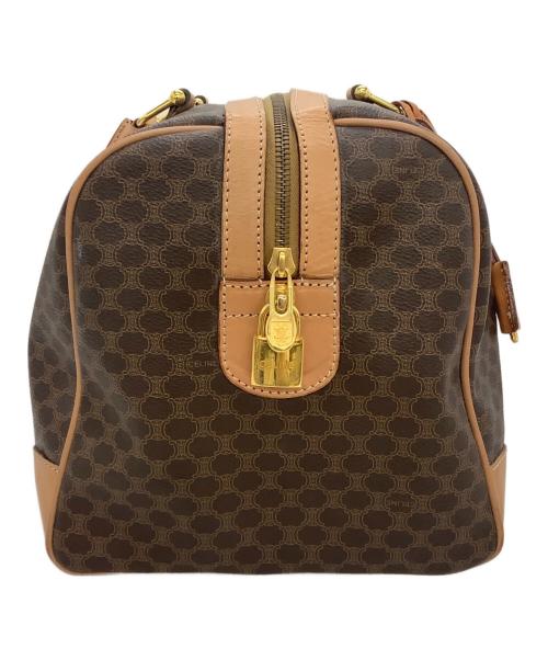 CELINE（セリーヌ）CELINE (セリーヌ) ボストンバッグ マカダム ブラウンの古着・服飾アイテム