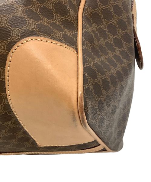 CELINE（セリーヌ）CELINE (セリーヌ) ボストンバッグ マカダム ブラウンの古着・服飾アイテム