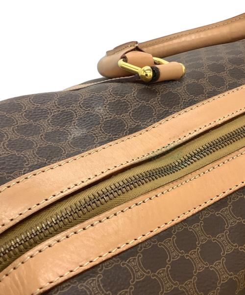 CELINE（セリーヌ）CELINE (セリーヌ) ボストンバッグ マカダム ブラウンの古着・服飾アイテム