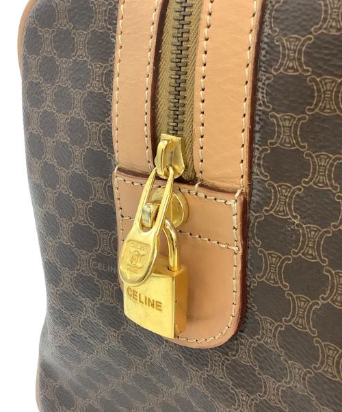 CELINE（セリーヌ）CELINE (セリーヌ) ボストンバッグ マカダム ブラウンの古着・服飾アイテム