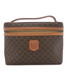 CELINE（セリーヌ）の古着「バニティバッグ マカダム」｜ブラウン