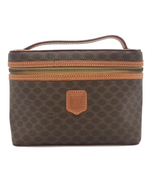 CELINE（セリーヌ）CELINE (セリーヌ) バニティバッグ マカダム ブラウンの古着・服飾アイテム