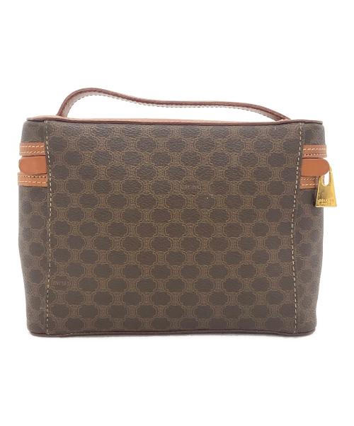CELINE（セリーヌ）CELINE (セリーヌ) バニティバッグ マカダム ブラウンの古着・服飾アイテム