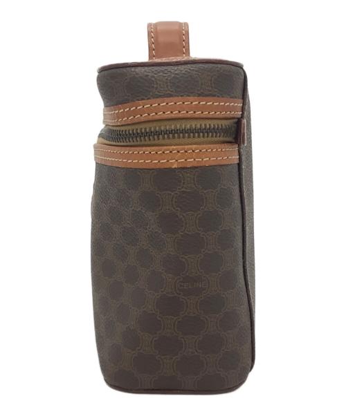 CELINE（セリーヌ）CELINE (セリーヌ) バニティバッグ マカダム ブラウンの古着・服飾アイテム