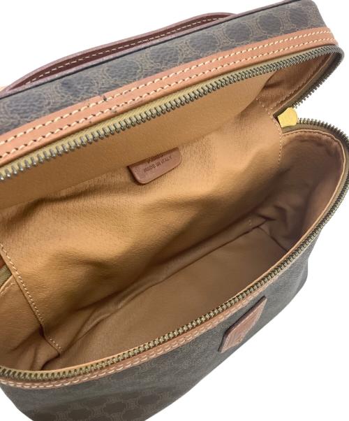 CELINE（セリーヌ）CELINE (セリーヌ) バニティバッグ マカダム ブラウンの古着・服飾アイテム