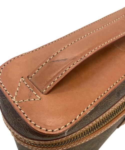 CELINE（セリーヌ）CELINE (セリーヌ) バニティバッグ マカダム ブラウンの古着・服飾アイテム