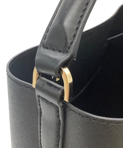 MICHAEL KORS（マイケル・コース）MICHAEL KORS (マイケルコース) 2WAYショルダーバッグ ブラックの古着・服飾アイテム