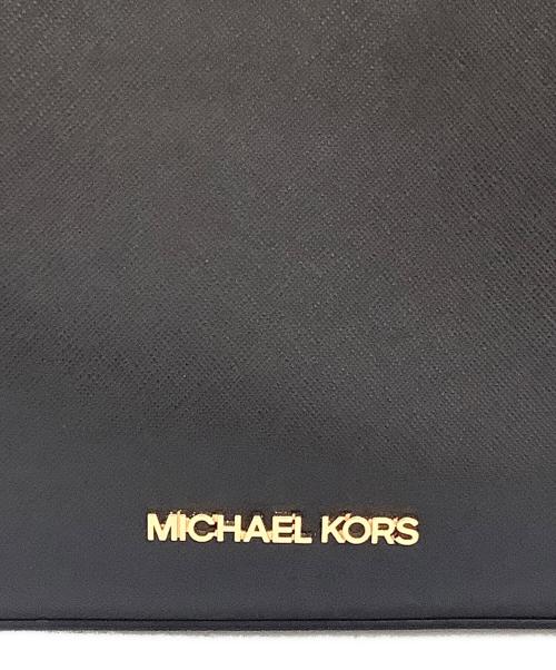 MICHAEL KORS（マイケル・コース）MICHAEL KORS (マイケルコース) 2WAYショルダーバッグ ブラックの古着・服飾アイテム