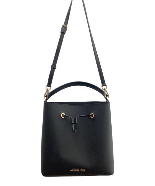 MICHAEL KORS（マイケル・コース）MICHAEL KORS (マイケルコース) 2WAYショルダーバッグ ブラックの古着・服飾アイテム