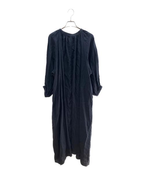 SLOBE IENA（スローブ イエナ）SLOBE IENA (スローブ イエナ) ボリュームスリーブリネンワンピース グレー サイズ:Ｓの古着・服飾アイテム