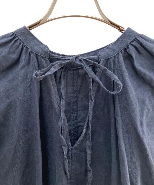 SLOBE IENA（スローブ イエナ）SLOBE IENA (スローブ イエナ) ボリュームスリーブリネンワンピース グレー サイズ:Ｓの古着・服飾アイテム