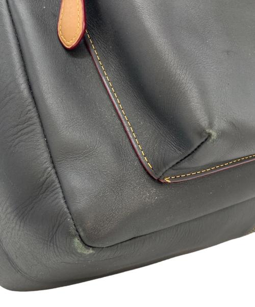 COACH（コーチ）COACH (コーチ) ディズニーコラボレザーリュック ブラックの古着・服飾アイテム