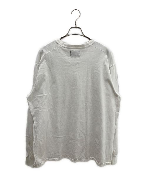 THE NORTH FACE（ザ ノース フェイス）THE NORTH FACE (ザ ノース フェイス) 7oz Long Sleeve Pocket Tee ホワイト サイズ:Lの古着・服飾アイテム