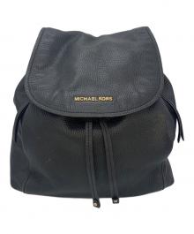 MICHAEL KORS（マイケル・コース）の古着「レザーリュック」｜ブラック