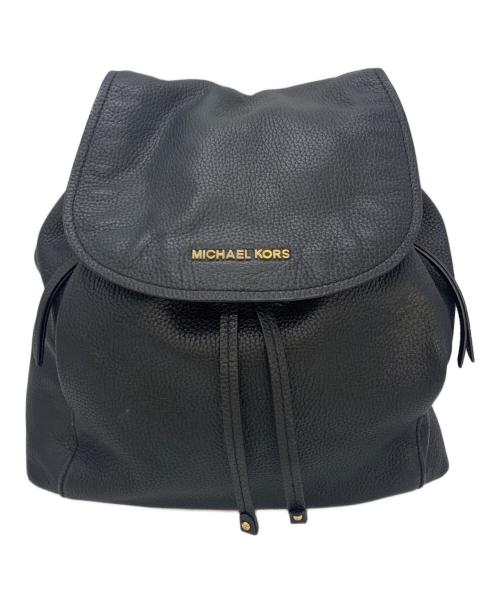 MICHAEL KORS（マイケル・コース）MICHAEL KORS (マイケルコース) レザーリュック ブラックの古着・服飾アイテム