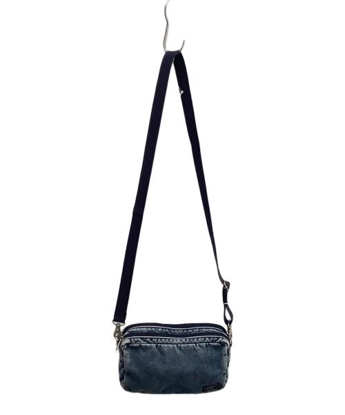 PORTER（ポーター）PORTER (ポーター) B印YOSHIDA (ビージルシヨシダ) TEHRAN CHEMICAL WASH SHOULDER BAG ブルーの古着・服飾アイテム