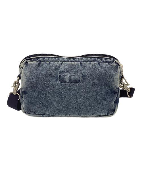 PORTER（ポーター）PORTER (ポーター) B印YOSHIDA (ビージルシヨシダ) TEHRAN CHEMICAL WASH SHOULDER BAG ブルーの古着・服飾アイテム