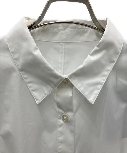 PLST（プラステ）PLST (プラステ) シャツワンピース ホワイト サイズ:Ｍの古着・服飾アイテム