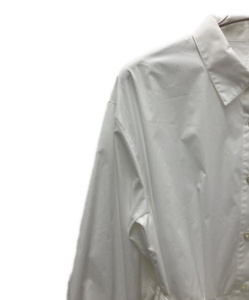 PLST（プラステ）PLST (プラステ) シャツワンピース ホワイト サイズ:Ｍの古着・服飾アイテム
