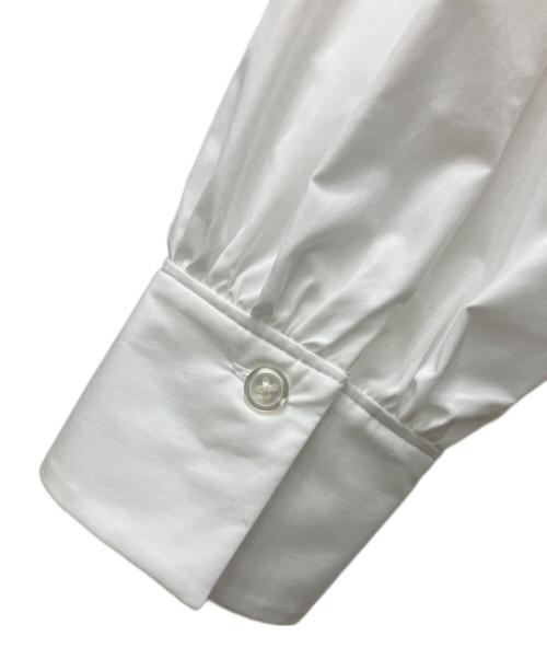 PLST（プラステ）PLST (プラステ) シャツワンピース ホワイト サイズ:Ｍの古着・服飾アイテム