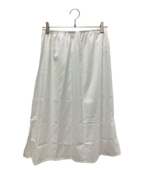 PLST（プラステ）PLST (プラステ) シャツワンピース ホワイト サイズ:Ｍの古着・服飾アイテム