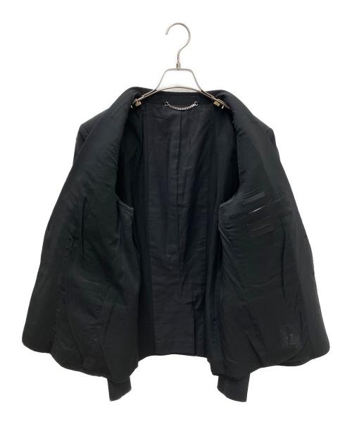 DIESEL Black Gold（ディーゼル ブラック ゴールド）DIESEL Black Gold (ディーゼル ブラック ゴールド) テーラードジャケット ブラック サイズ:48の古着・服飾アイテム