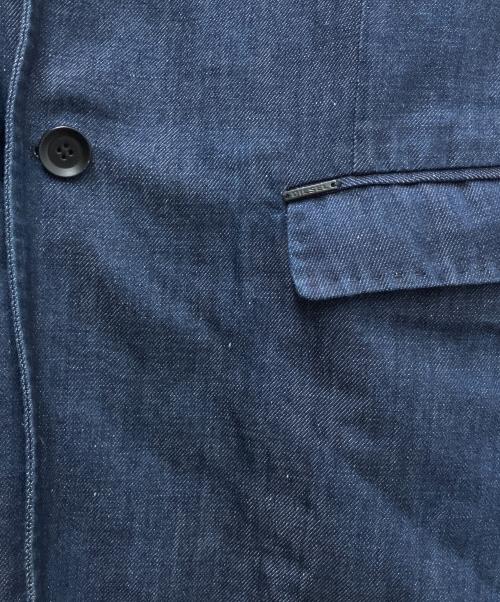 DIESEL（ディーゼル）DIESEL (ディーゼル) デニムテーラードジャケット インディゴ サイズ:44の古着・服飾アイテム