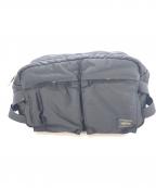 PORTERポーター）の古着「WAIST BAG」｜ブラック×オレンジ