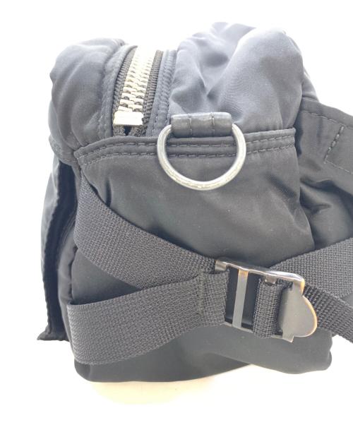 PORTER（ポーター）PORTER (ポーター) WAIST BAG ブラック×オレンジの古着・服飾アイテム