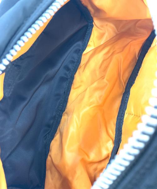 PORTER（ポーター）PORTER (ポーター) WAIST BAG ブラック×オレンジの古着・服飾アイテム