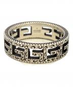 GUCCIグッチ）の古着「スクエアGリング アラベスク」｜シルバー