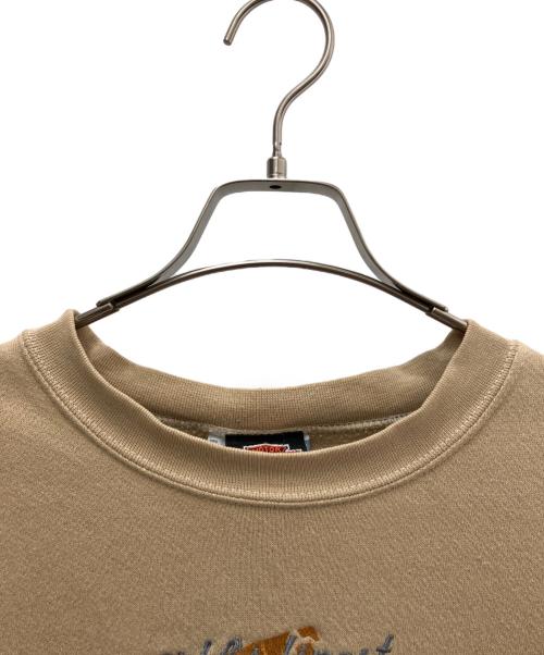 HARLEY-DAVIDSON（ハーレーダビッドソン）HARLEY-DAVIDSON (ハーレーダビッドソン) LEE (リー) スウェット ベージュ サイズ:XLの古着・服飾アイテム